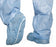 Medline Spunbond Polypropylene Smooth Bottom Shoe Covers - Spunbond Polypropylene Smooth-Bottom Shoe Covers, Blue, Size XL - CRI2001