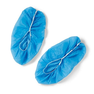 Medline Spunbonded Polypropylene Nonskid Shoe Covers - Spunbond Polypropylene Nonskid Shoe Covers, Blue, Size XL - CRI2103