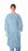 Medline Classic Cover Lightweight Polypropylene Isolation Gowns - Classic Cover Lightweight Spunbond Polypropylene Isolation Gowns with Waist and Neck Ties, Blue, Size Regular / Large - CRI4000B