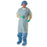 Medline Classic Cover Lightweight Polypropylene Isolation Gowns - Classic Cover Lightweight Spunbond Polypropylene Isolation Gowns with Waist and Neck Ties, Yellow, Size XL - CRI4001