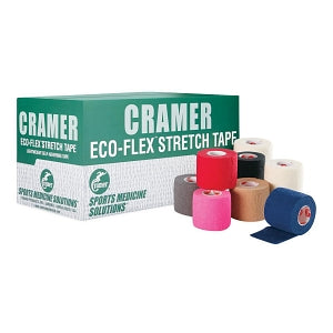 Cramer Products Eco-Flex Stretch Tape - Eco-Flex Stretch Tape, White, 2" x 6 yd. - 285110