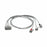 Vyaire 3/5 Lead ECG Cables - ECG Leadwire Set, 3-Lead, Snap, AHA, 130 cm, 51" - 411203-002