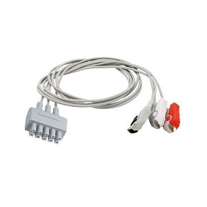 GE Healthcare Multi-Link Leadwire Set - AHA Leadwire, 3-Lead Grabber, Molded, Large - 412682-002