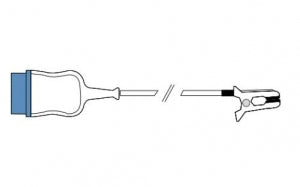 GE Healthcare Technology TruSignal Sensors and Cables - TruSignal SpO2 Integrated Ear Sensor - TS-E2-GE