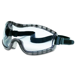 MCR Safety Anti-Fog Safety Goggles for Chemicals - Stryker Safety Goggles, Chemical Protection, Black Frame - 2310AF