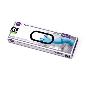 Medline CS Pro 16" Cuff Nitrile Exam Gloves - CS Pro Extended Cuff Powder-Free Nitrile Exam Gloves, Size XL - CS16XL