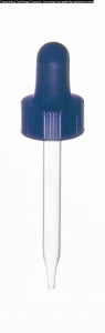 DWK Life Sciences Kimble Glass Stopper - Glass Dropper Only with Rubber Nipple, 30 mL - 15040D-3001