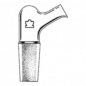 DWK Life Sciences Kimble Pour / Transfer Adapters - Transparent Pour / Transport Adapter, 24/40 ST Joint - 190000-2440