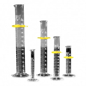 Dwk Life Sciences Kimble Kimble Class B Cylinder Starter Pack with Single Metric Scale - Class B Cylinder Starter Pack with White Single Metric Scale, Bumper - 20024-01