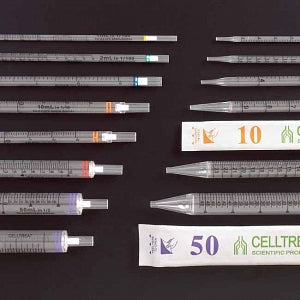 Celltreat Standard Individually Wrapped Serological Pipets - Serological Pipet, Sterile, Individually Wrapped, Bag, 50mL - 229030B