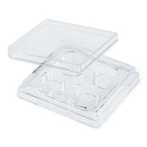 Celltreat Tissue Culture Plates With Lids - Tissue Culture Plate With Lid, Sterile, Treated, 4-Well - 229103