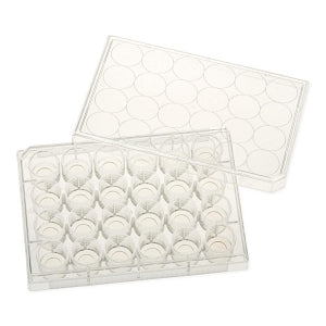 Celltreat Glass-Bottom Tissue Culture Plates - Glass-Bottom Tissue Culture Plate, With Lid, Sterile, 24-Well - 229125