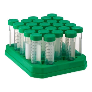 Celltreat 50 mL Sterile Centrifuge Tubes in Plastic Rack - 50 mL Sterile Centrifuge Tubes in Plastic Rack - 229428