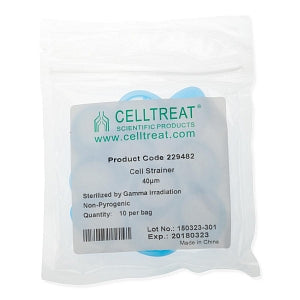 Celltreat Scientific Sterile Cell Strainers - 40μm Blue Sterile Cell Strainer, Bulk Packed - 229482