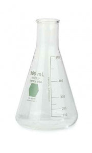 DWK KIMAX Colorware Narrow Mouth Erlenmeyer Flasks - KIMAX Colorware Narrow Mouth Erlenmeyer Flask, Green Scale, 125 mL - 26500G-125