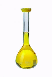 DWK Life Sciences Kimble Class B Volumetric Flask w/PE SnapCap - Class B Volumetric Flask with Polyethylene Snap Cap, 1000 mL - 28010-1000