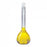 DWK KIMAX Class A Volumetric Glass Flasks - Class A Volumetric Flask with Glass Pennyhead Stopper, 25mL - 28014-25