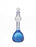 DWK Kimble ClassA Mix. Bulb Style Flask w / Std Taper Stopper - Class A Mixing Bulb-Style Flask with Standard Taper Stopper, 100mL - 28019-100