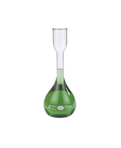 DWK Life Sciences Kimble Class A Kohlrausch Volumetric Flask - KIMAX Class A Kohlrausch Sugar Volumetric Flask, Calibrated To Contain, 500mL - 28100-500