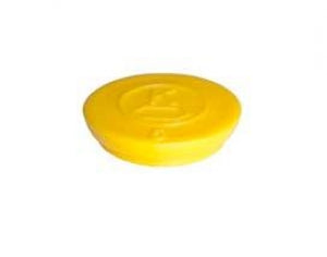 DWK Life Sciences Kimble PE Snap Cap - Yellow Polyethylene (PE) Snap Cap, No. 3 - 28150R-3