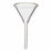 DWK Life Sciences Kimble Short Stem Addition Funnels - KIMAX 58° Short Stem Funnel, 9 mm O. D. x 97 mm L Stem, 100 mm Top I. D., 225 mL Volume - 28950-100