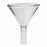 DWK KIMAX Powder Addition Funnels - KIMAX Powder Addition Funnel with 1-1/2" L Stem, 100 mm Top Dia. - 29020-100