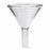 DWK KIMAX Powder Addition Funnels - KIMAX Powder Addition Funnel with 1-1/2" L Stem, 100 mm Top Dia. - 29020-100