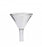 DWK KIMAX Powder Addition Funnels - KIMAX Powder Addition Funnel with 1-1/2" L Stem, 125 mm Top Dia. - 29020-125