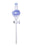 DWK Life Sciences Kimble Separatory Funnel with Stopcock - Globe KIMAX Separatory Funnel with Glass Stopcock, 250 mL Funnel, 175 mm Stem Length - 29043-250