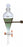 DWK Life Sciences Kimble Autoclavable Sep Funnel W/Stopck - Squibb Pear-Shaped Separatory Funnel with PTFE Stopcock, 250 mL Volume, 60 mm L Stem - 29048T-250