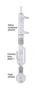 DWK Life Sciences Kimble Soxhlet Extractor Body - Soxhlet Micro Extractor Body, 19/22 ST Joint, Extractor Only - 292011-0000