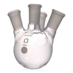 DWK Kimble Angled Four Side Neck Round Bottom Flask - FLASK 25ML 14/20 14/20 - 295790-0025