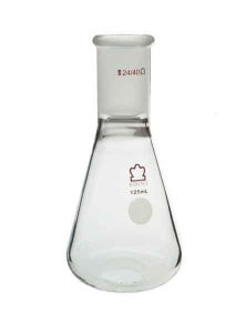 DWK Life Sciences Kimble Jointed NM Erlenmeyer Flasks - Jointed Erlenmeyer Flask, 100 mL, 14/20 Outer Joint - 296500-0100