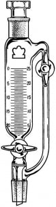 DWK Kimble Graduated with Upper and Lower Stopcocks - Graduated Funnel with Upper and Lower Stopcocks, Add Without Stpr 50 mL - 299311-0050