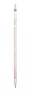 DWK Life Sciences Kimble Serialized Measuring Pipets - Pipette, 1 mL Capacity, 350 mm L, Yellow Band - 37025-11100