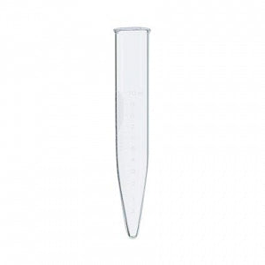 DWK Kimble Grad Centrifuge Tubes with Pennyhead Stop - Reusable Graduated Centrifuge Tubes with White Scale, 10mL - 45165-10