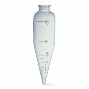 DWK Life Sciences Kimble 6" Short Cone Oil Centrifuge Tubes - Short Conical Oil Centrifuge Tube, 6" L, 100mL - 45243-100