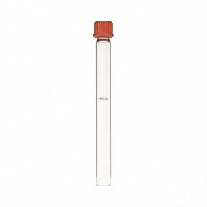 DWK Life Sciences Kimble Receiver Tube - RECEIVER TUBE W/GL25 CAP FOR AM / PH, 50ML - 479471-0050