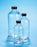 DWK Life Sciences Kimble 2OZ Clear Glass Boston Round Bottle - Boston Round Clear Glass Bottle, Phenolic Cap with 14B Rubber Liner, 2oz., Bulk Packs - 5110220C-24