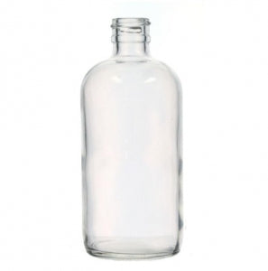 DWK Life Sciences Clear Boston Round Bottle Without Cap - Clear Boston Round Bottle Without Cap, 4 oz., Carton - 5110422B