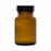 DWK Life Sciences Kimble 1OZ Amber Glass WM Pack Bottle - Amber Glass Wide-Mouth Packer Bottle with Phenolic Caps with Polyethylene Cone Lining, 30mL - 5220128V-25