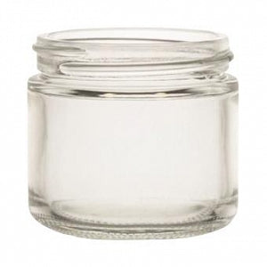 DWK Kimble Clr Glass Straight-Sided Jars Bulk Pk Caps in Bags - Straight-Sided Amber Glass Jar, No Cap, 2oz. - 5410253B