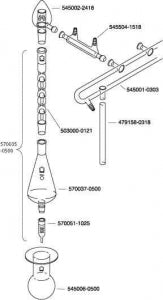 DWK Life Sciences Kimble Solvent Recovery System - MAIN MANIFOLD 3 PLACE - 545001-0303