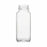 DWK Life Sciences Kimble 1OZ Clear Glass French Square Bottle - Clear French Square Glass Bottle, No Cap, 1oz. - 5610124B