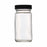 DWK Kimble 1OZ Clear Glass AC Medium Round Bottle - Medium Round Clear Glass Bottle, Phenolic Cap with Pulp / Vinyl Liner, 1oz., Convenience Packs - 5710133V-21