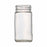 DWK Kimble 8OZ Clear Glass AC Medium Round Bottle - Medium Round Clear Glass Bottle, No Cap, 8oz. - 5710858B