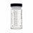 DWK Kimble 1OZ Clear Graduated Glass AC Medium Round Bottle - Medium Round Clear Glass Bottle, Graduated, Phenolic Cap with PTFE-Faced Foam Liner, 1oz., Convenience Pack - 5810133V-26