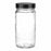 DWK Life Sciences Kimble 2OZ Clear Glass Testing Jar - Straight-Sided Clear Glass Jar, Phenolic Cap with Pulp / Vinyl Liner, 2oz., Bulk Packs - 5910243C-21