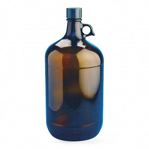 DWK Life Sciences Kimble Amber Glass Jug - Amber Glass Jug, No Cap, 80oz. - 5928038B