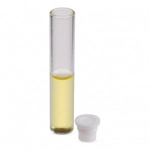 DWK Kimble Amber Shell Plug Style Vial with Needle Closure - VIAL, SHELL, N51A, WHT PE PLUG, 1ML - 60831D-843